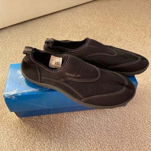 Speedo New Men’s Size 7 Surfwalker 2 Black Slip-On Water Outdoor Shoes NIB - Picture 9 of 12